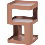 Riv bijzettafel/nachtkastje metaal zalmroze