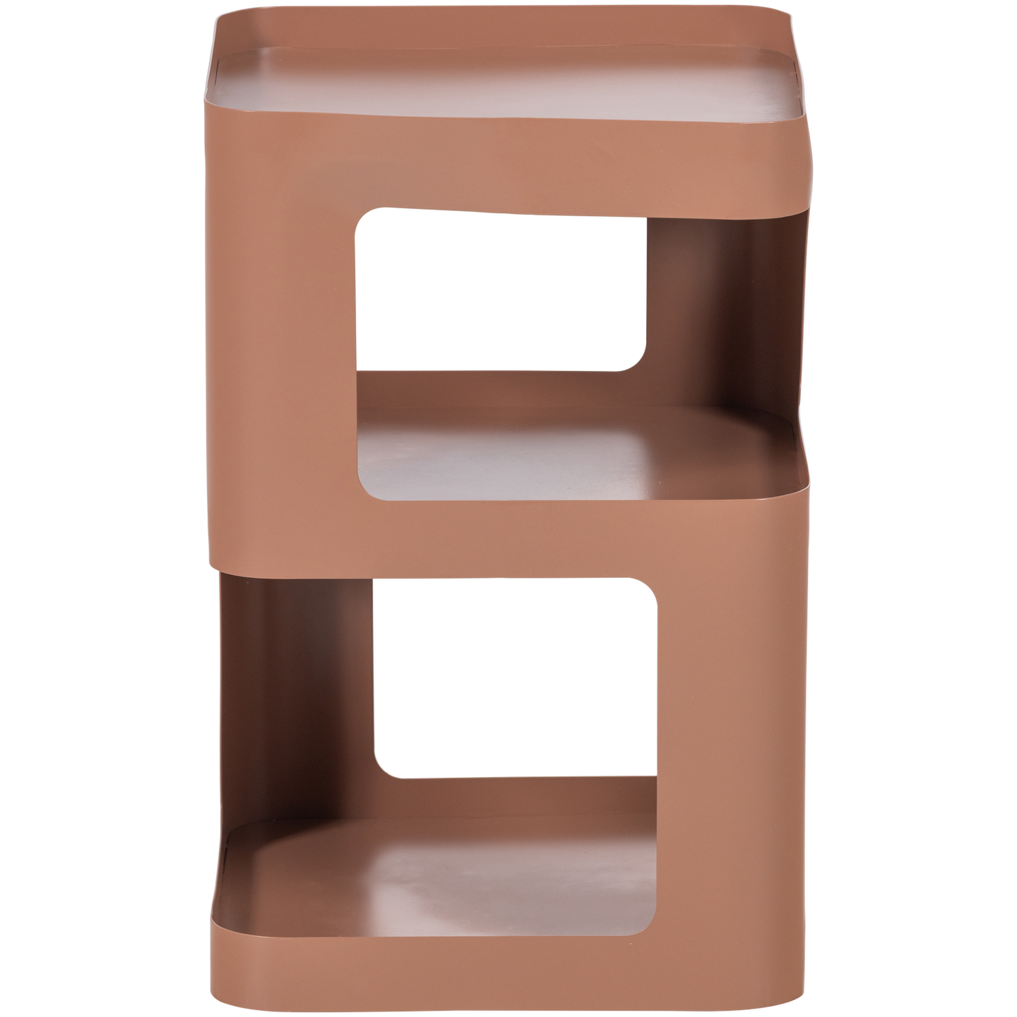 Riv bijzettafel/nachtkastje metaal zalmroze