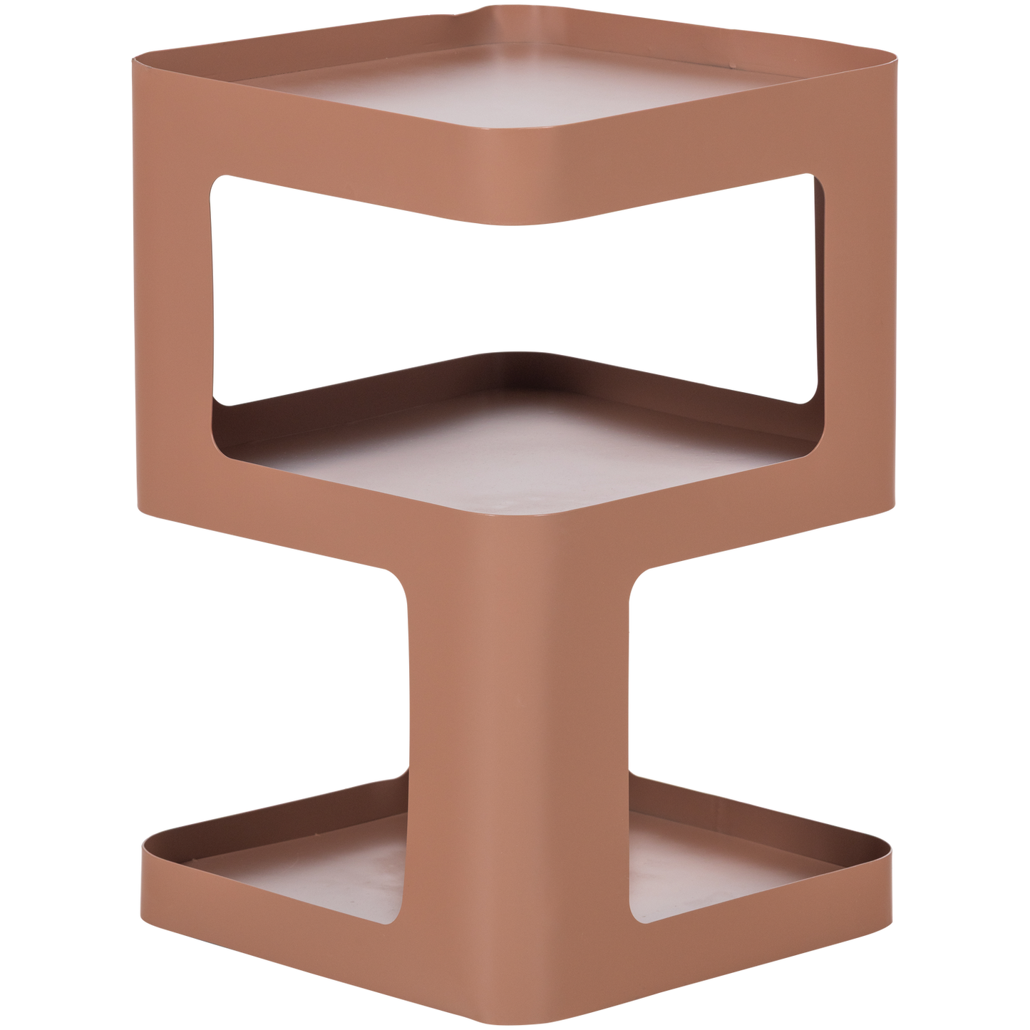 Riv bijzettafel/nachtkastje metaal zalmroze