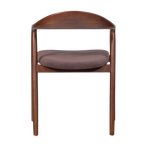 Bran eetkamerstoel beukenhout velvet bruin [fsc]