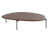 Kota salontafel 26x121x79 cm mdf/fineer bruin