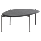 Kota salontafel 36x92x68 cm mdf/fineer zwart