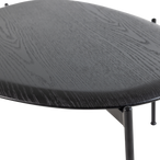 Kota salontafel 36x92x68 cm mdf/fineer zwart