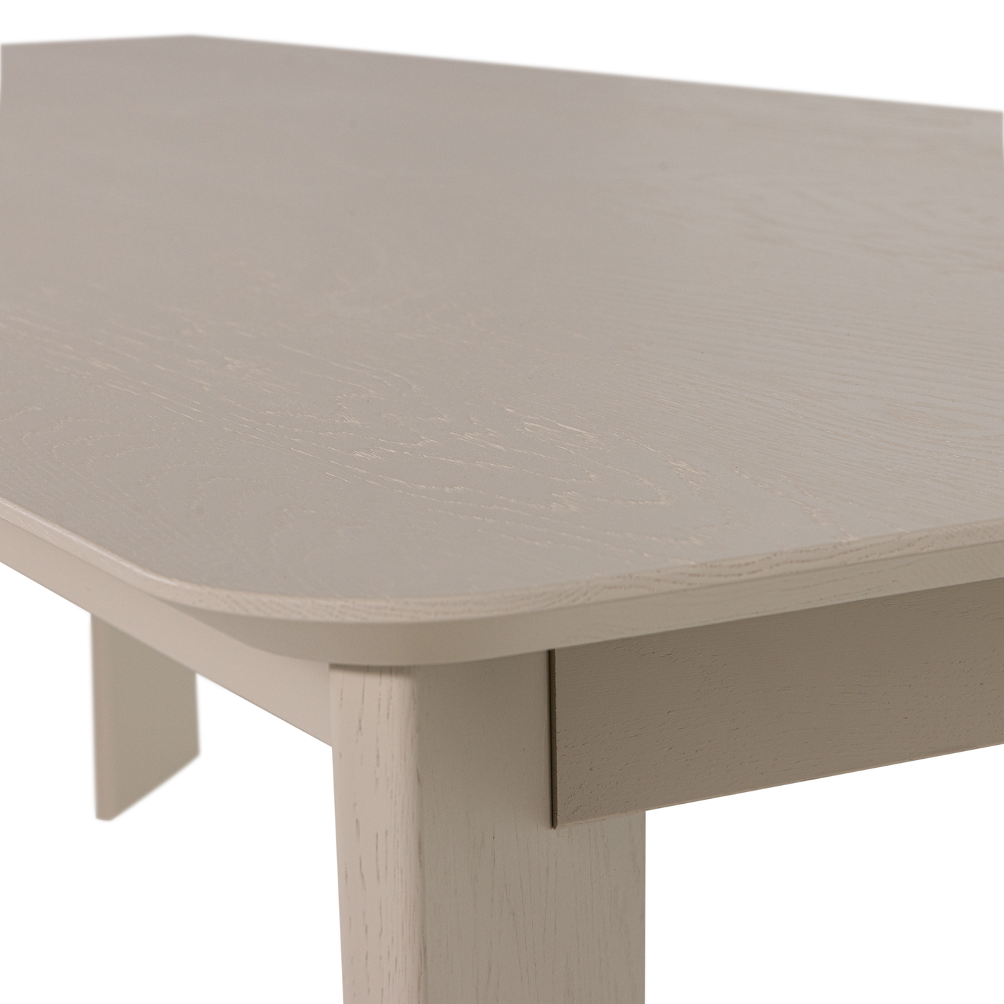 Tablo eettafel afgerond dl 240x100 cm dakargrau [fsc]