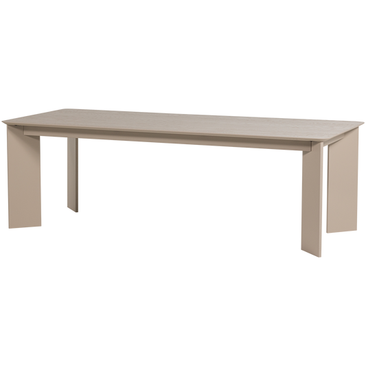 Tablo eettafel afgerond dl 240x100 cm dakargrau [fsc]