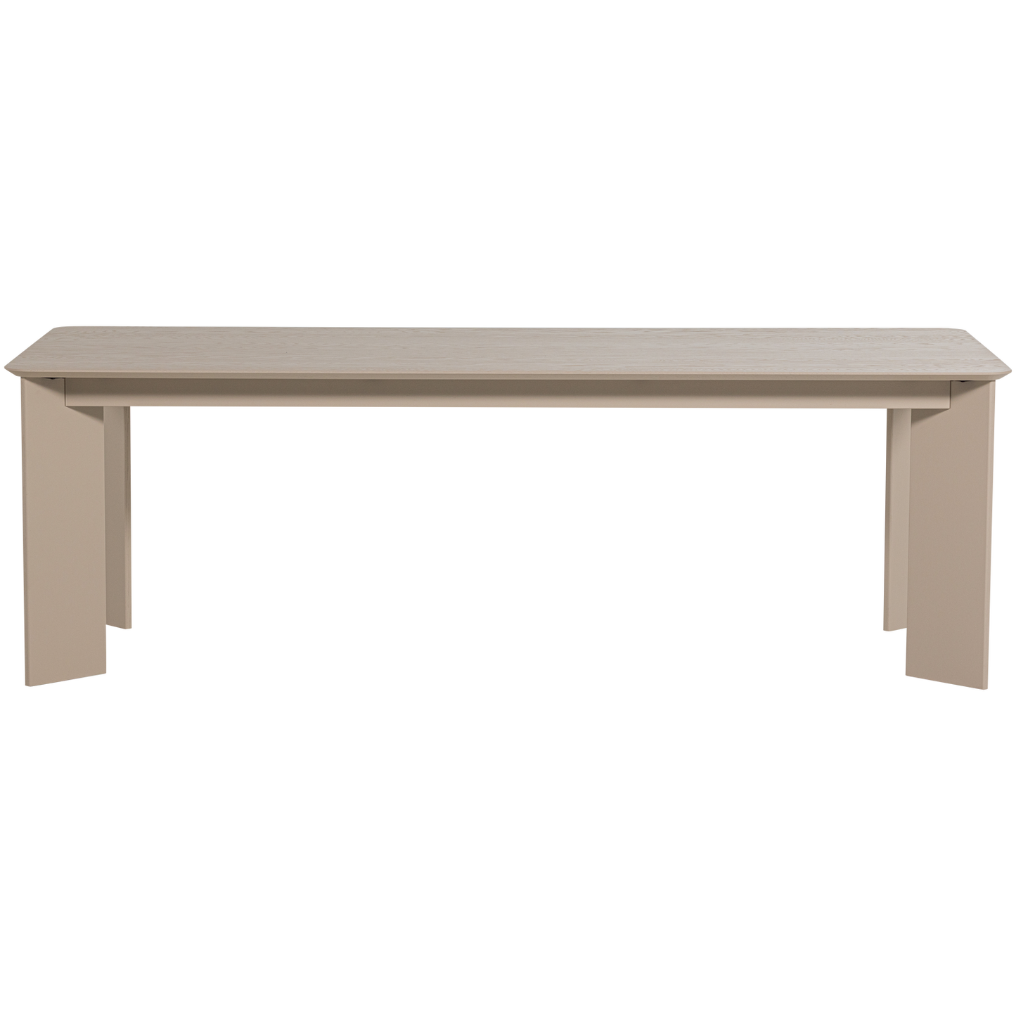 Tablo eettafel afgerond dl 240x100 cm dakargrau [fsc]