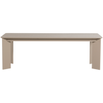 Tablo eettafel afgerond dl 240x100 cm dakargrau [fsc]
