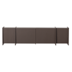 Brock tv meubel 200 cm essen fineer middenbruin [fsc]