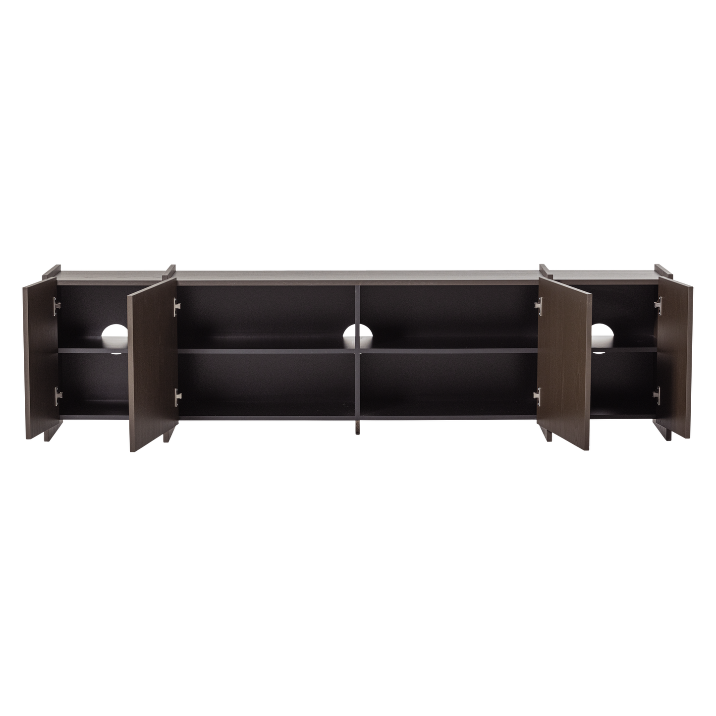 Brock tv meubel 200 cm essen fineer middenbruin [fsc]