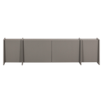Brock tv meubel 200 cm essen fineer warmgrijs [fsc]