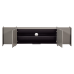 Brock tv meubel 200 cm essen fineer warmgrijs [fsc]