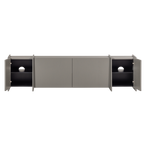 Brock tv meubel 200 cm essen fineer warmgrijs [fsc]