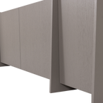 Brock tv meubel 200 cm essen fineer warmgrijs [fsc]