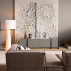 Brock tv meubel 200 cm essen fineer warmgrijs [fsc]