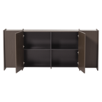 Brock dressoir 200 cm essen fineer middenbruin [fsc]