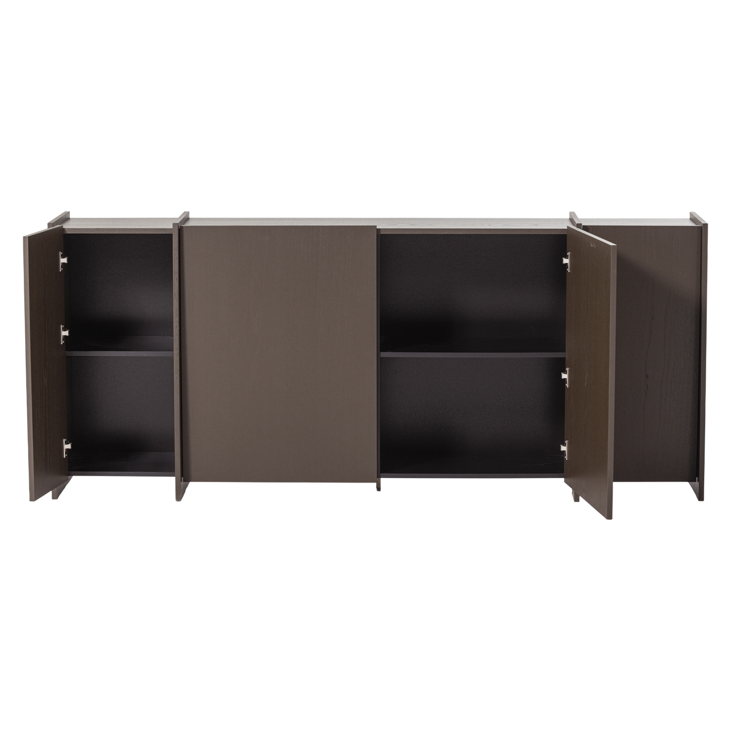 Brock dressoir 200 cm essen fineer middenbruin [fsc]