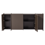 Brock dressoir 200 cm essen fineer middenbruin [fsc]