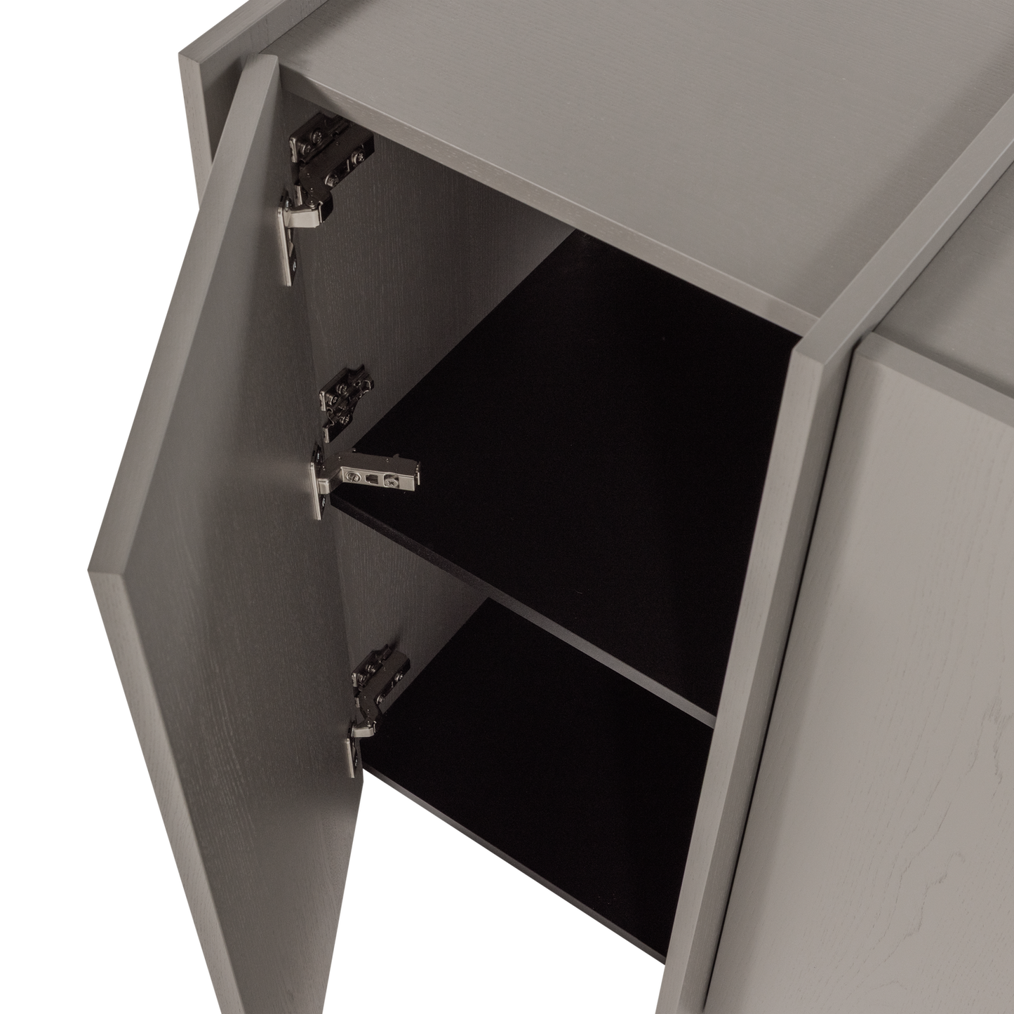 Brock dressoir 200 cm essen fineer warmgrijs [fsc]