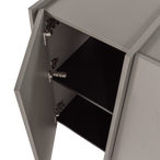 Brock dressoir 200 cm essen fineer warmgrijs [fsc]