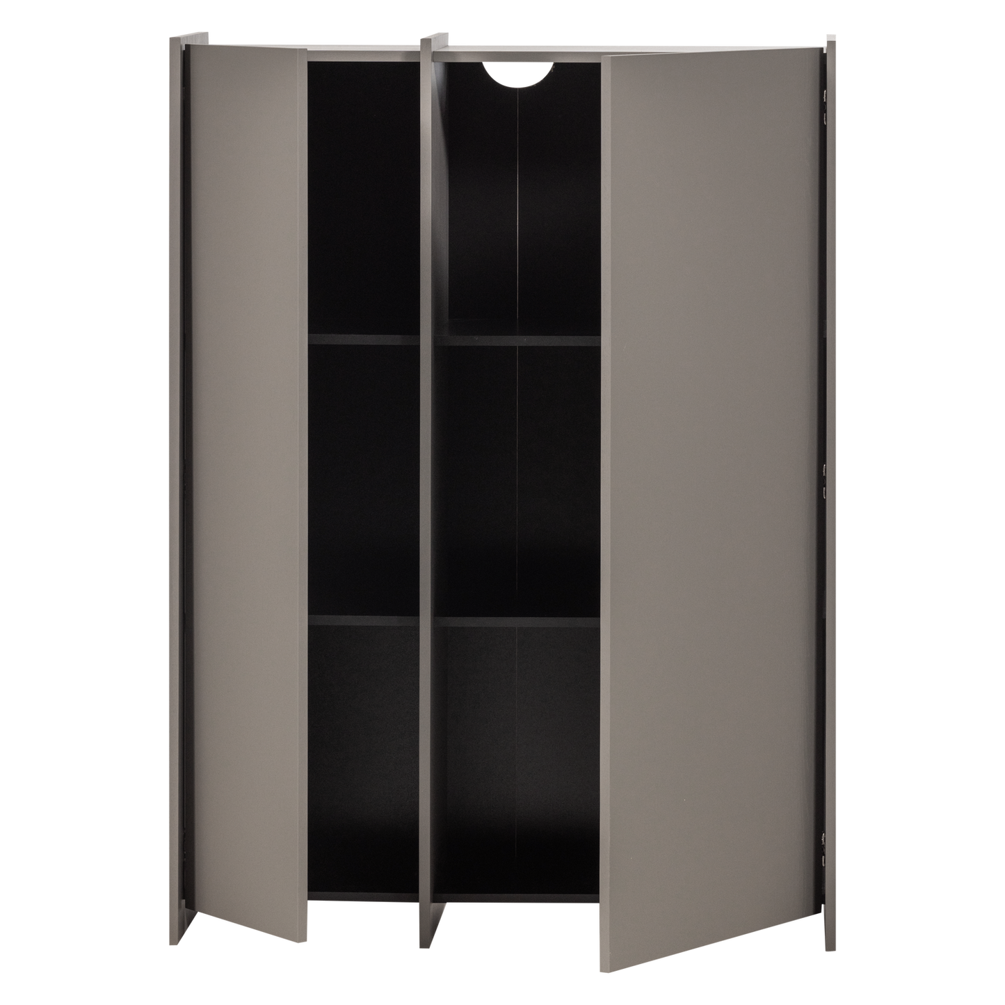 Brock 2-deurs kast essen fineer warmgrijs [fsc]