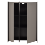 Brock 2-deurs kast essen fineer warmgrijs [fsc]