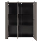 Brock 2-deurs kast essen fineer warmgrijs [fsc]