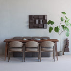 Rubo eettafel 220x95 cm mangohout bruin