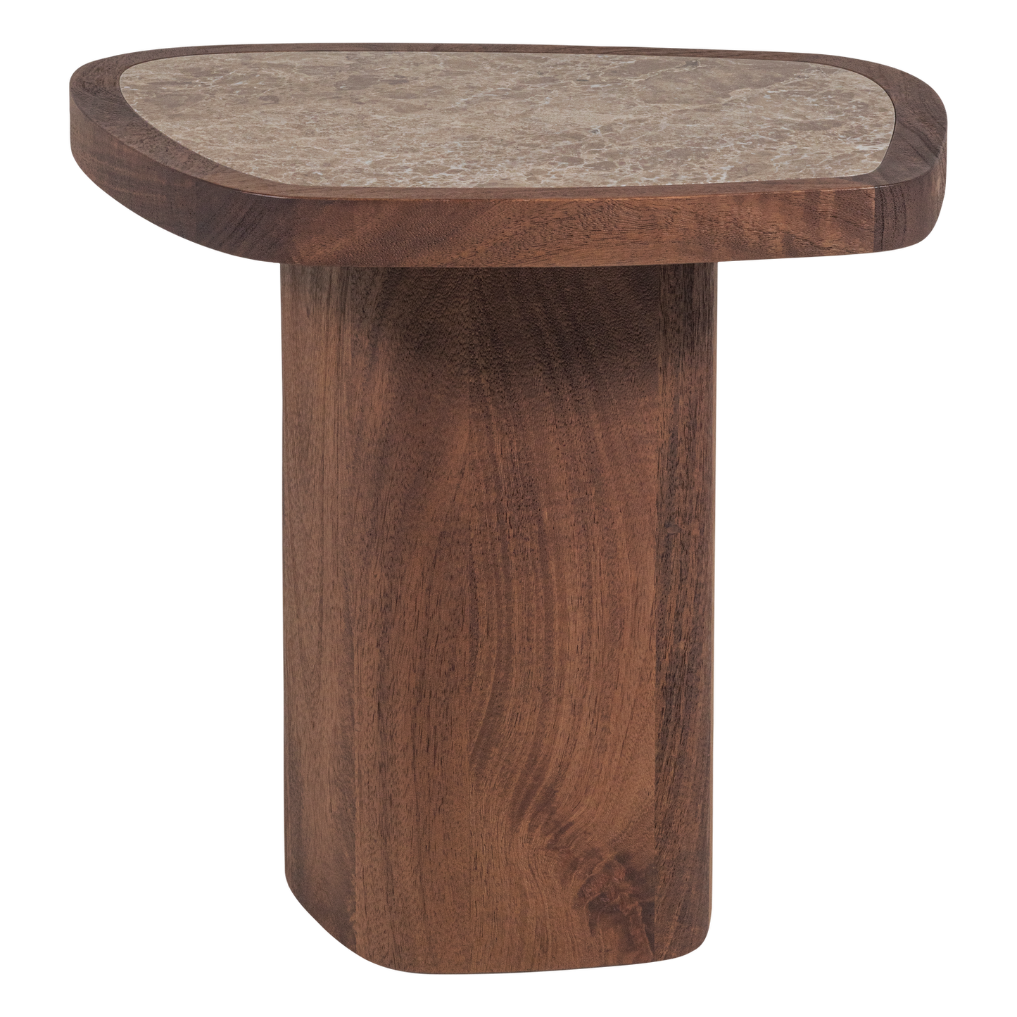 Granu bijzettafel marmer/mangohout bruin [fsc]