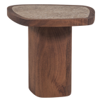 Granu bijzettafel marmer/mangohout bruin [fsc]