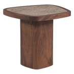 Granu bijzettafel marmer/mangohout bruin [fsc]