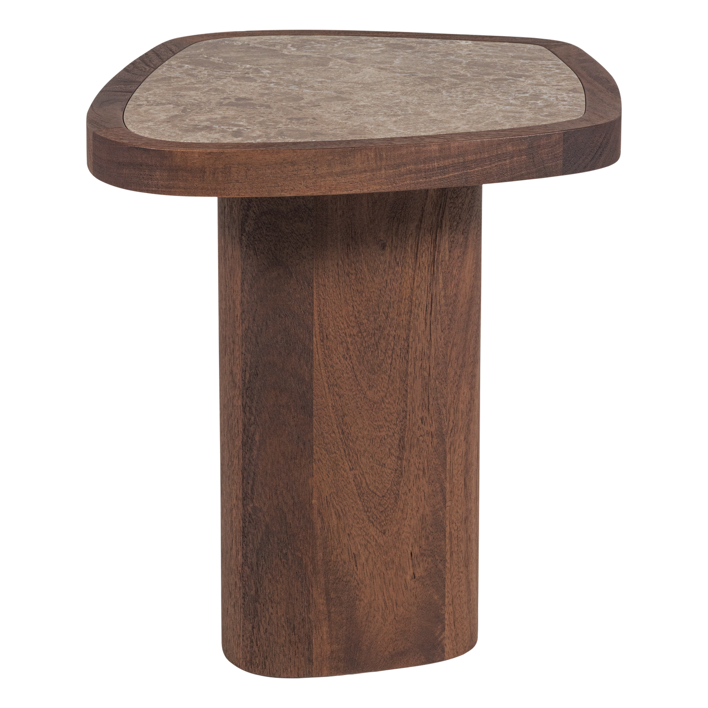 Granu bijzettafel marmer/mangohout bruin [fsc]