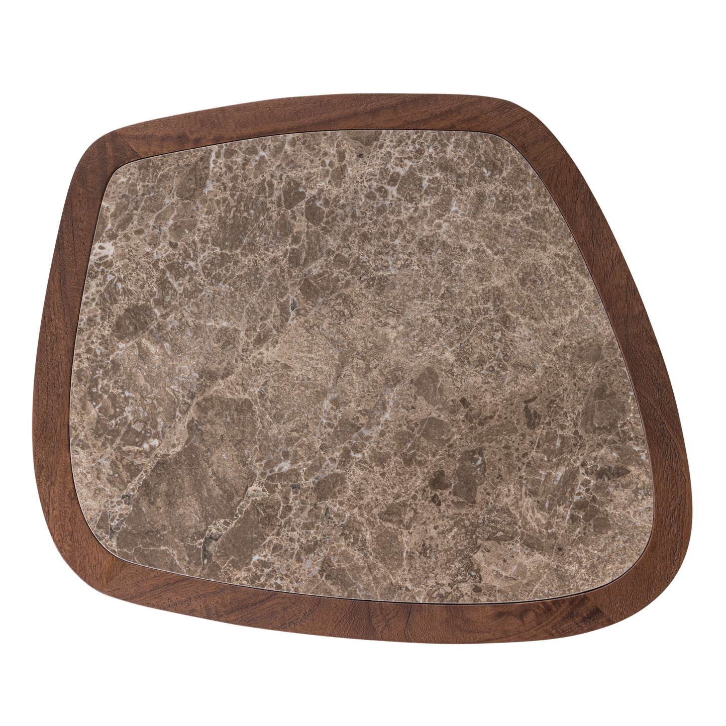 Granu bijzettafel marmer/mangohout bruin [fsc]