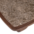 Granu bijzettafel marmer/mangohout bruin [fsc]