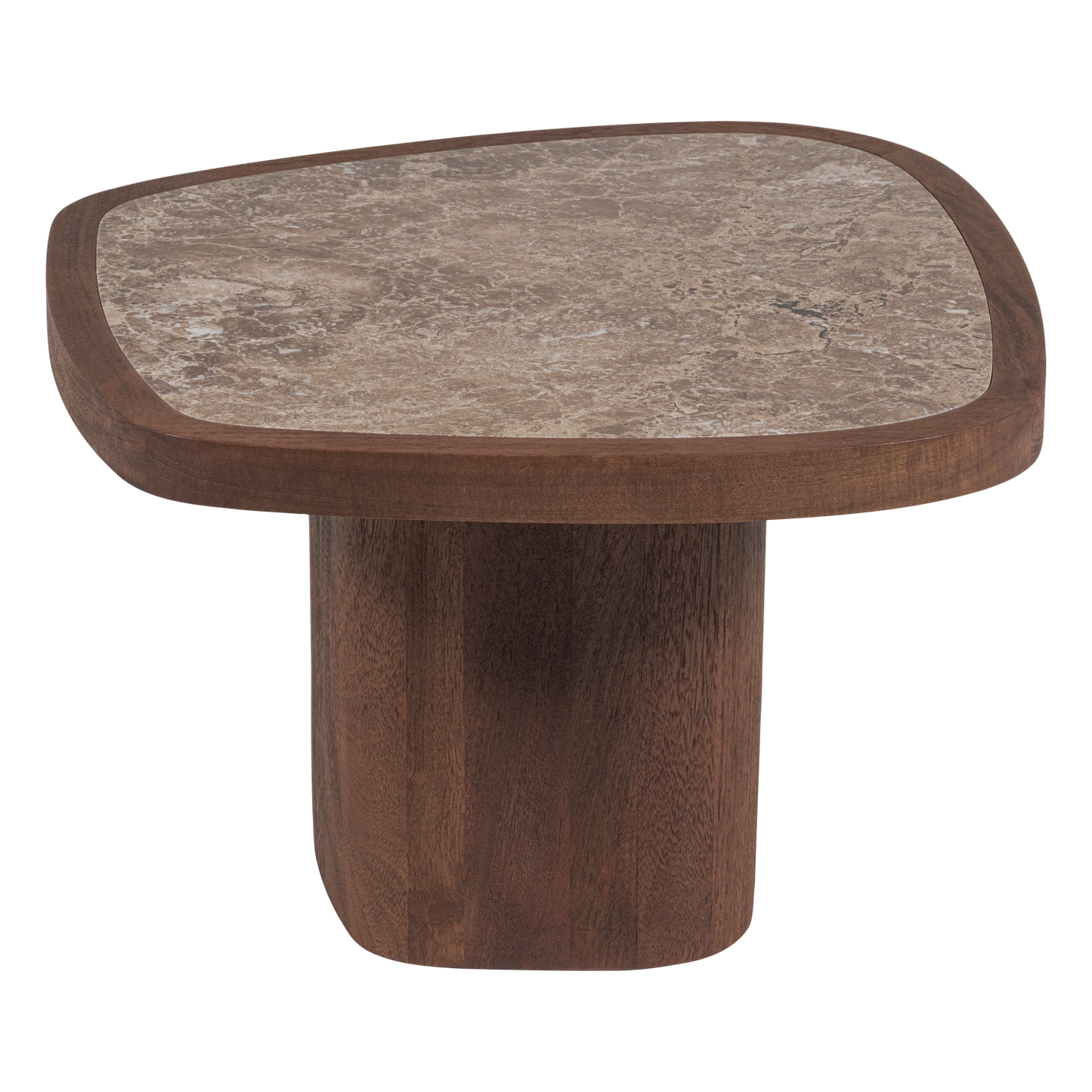 Granu salontafel marmer/mangohout bruin [fsc]