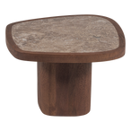 Granu salontafel marmer/mangohout bruin [fsc]