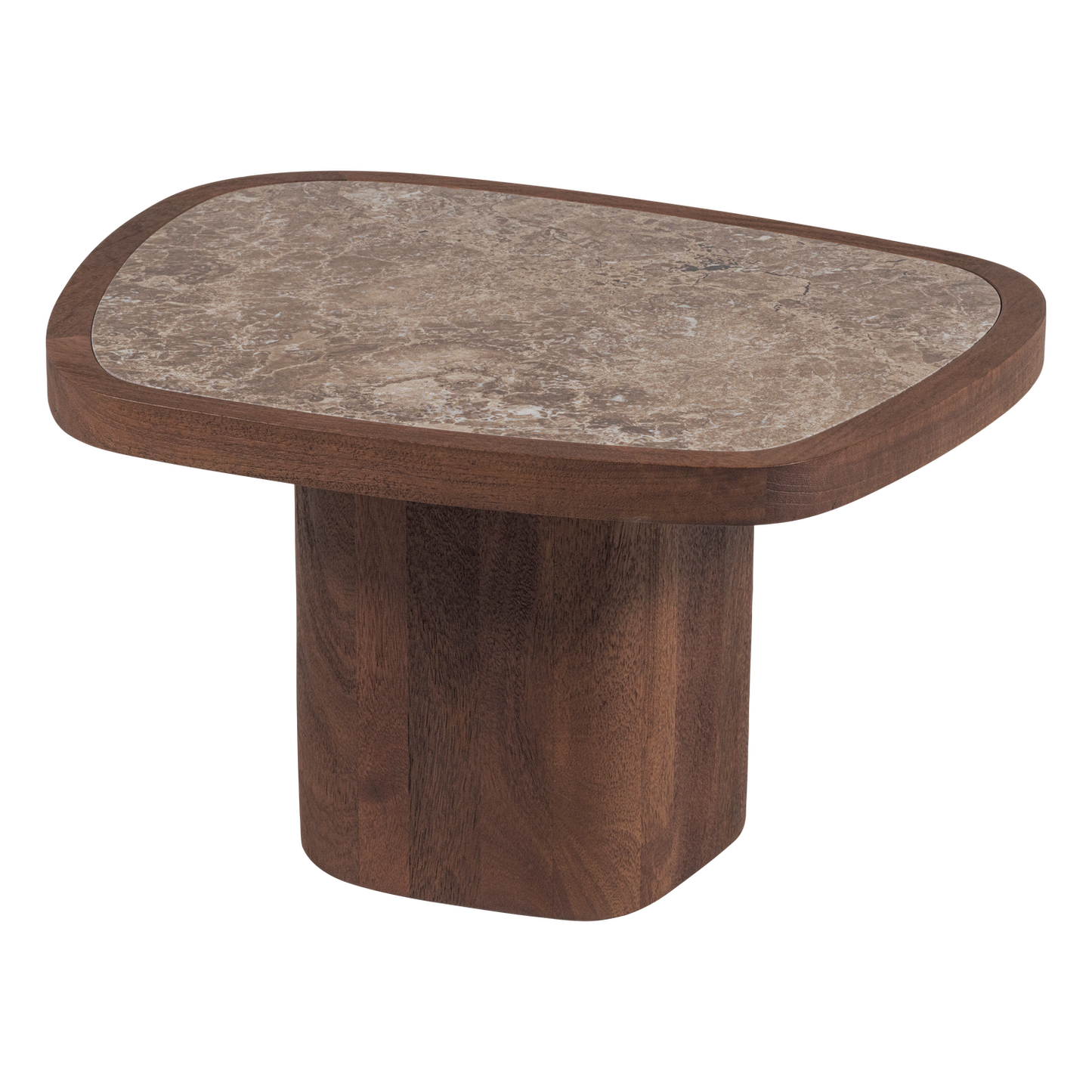 Granu salontafel marmer/mangohout bruin [fsc]