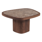 Granu salontafel marmer/mangohout bruin [fsc]