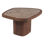 Granu salontafel marmer/mangohout bruin [fsc]