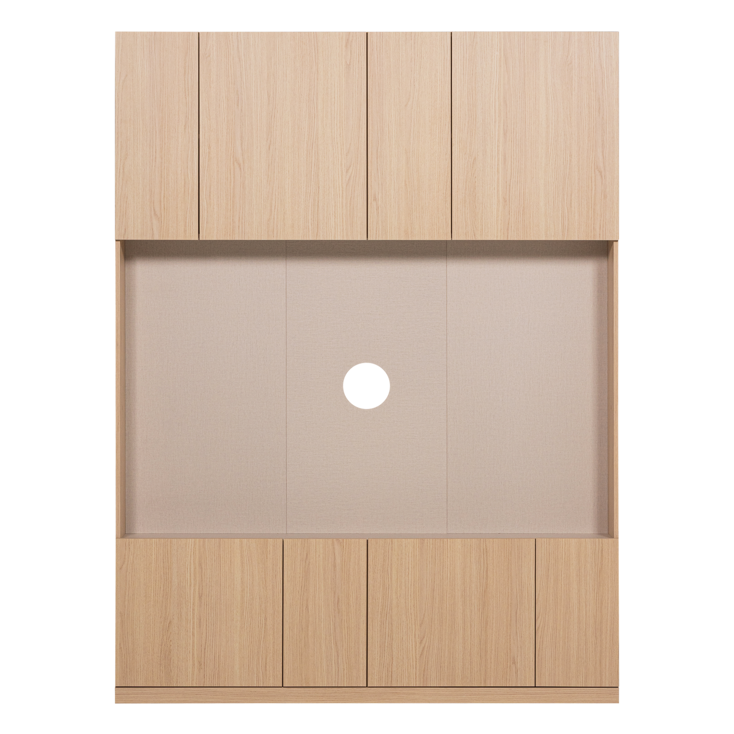 Build tv opbergkast 160 cm eiken decor naturel [fsc]