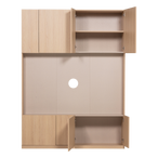 Build tv opbergkast 160 cm eiken decor naturel [fsc]