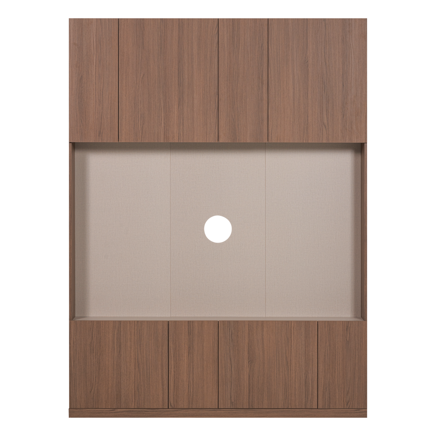 Build tv opbergkast 160 cm eiken decor bruin [fsc]