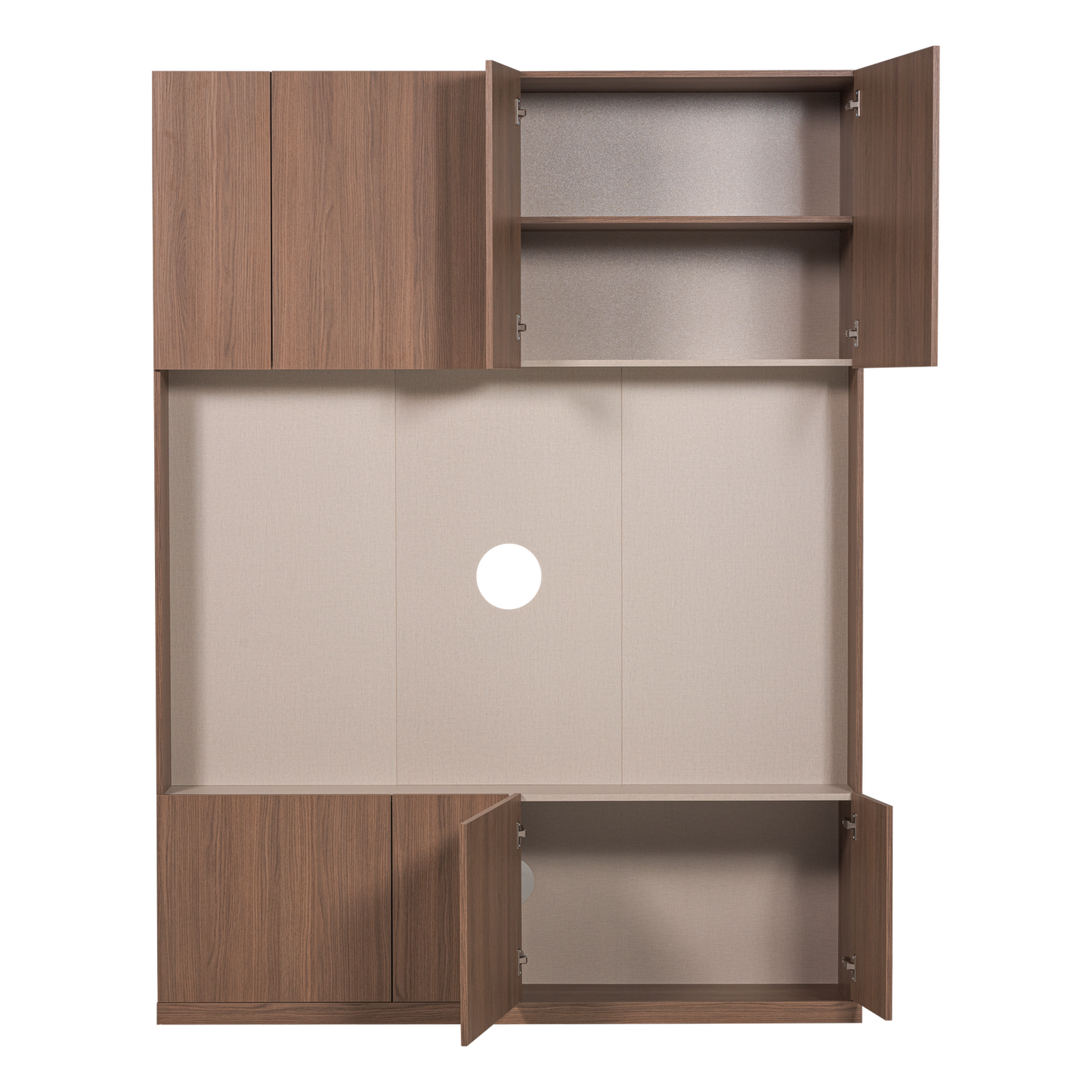 Build tv opbergkast 160 cm eiken decor bruin [fsc]