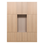 Build wandkast combinatie 162 cm eiken decor naturel [fsc]