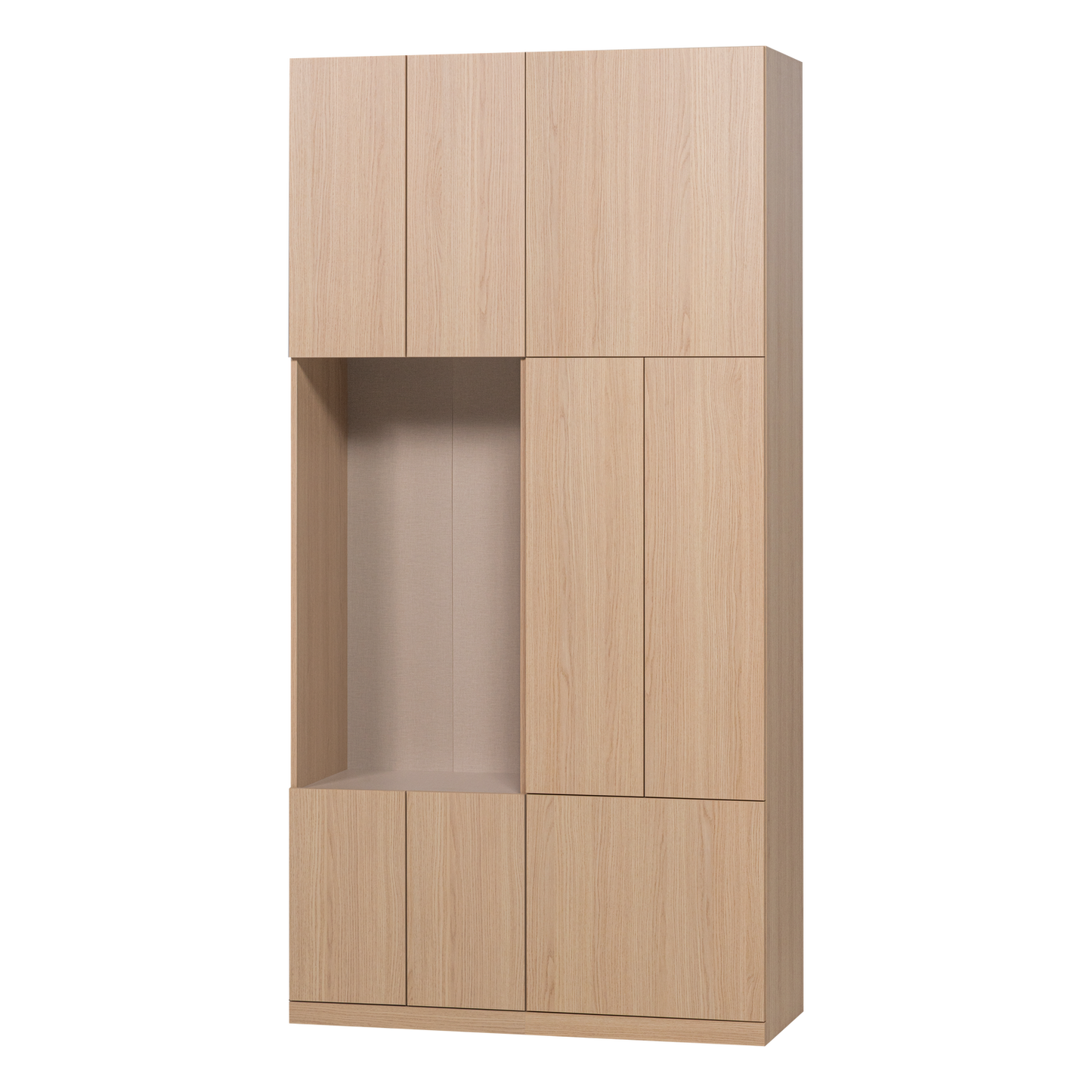 Build wandkast combinatie 108 cm eiken decor naturel [fsc]