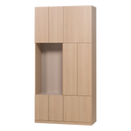Build wandkast combinatie 108 cm eiken decor naturel [fsc]