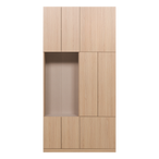 Build wandkast combinatie 108 cm eiken decor naturel [fsc]
