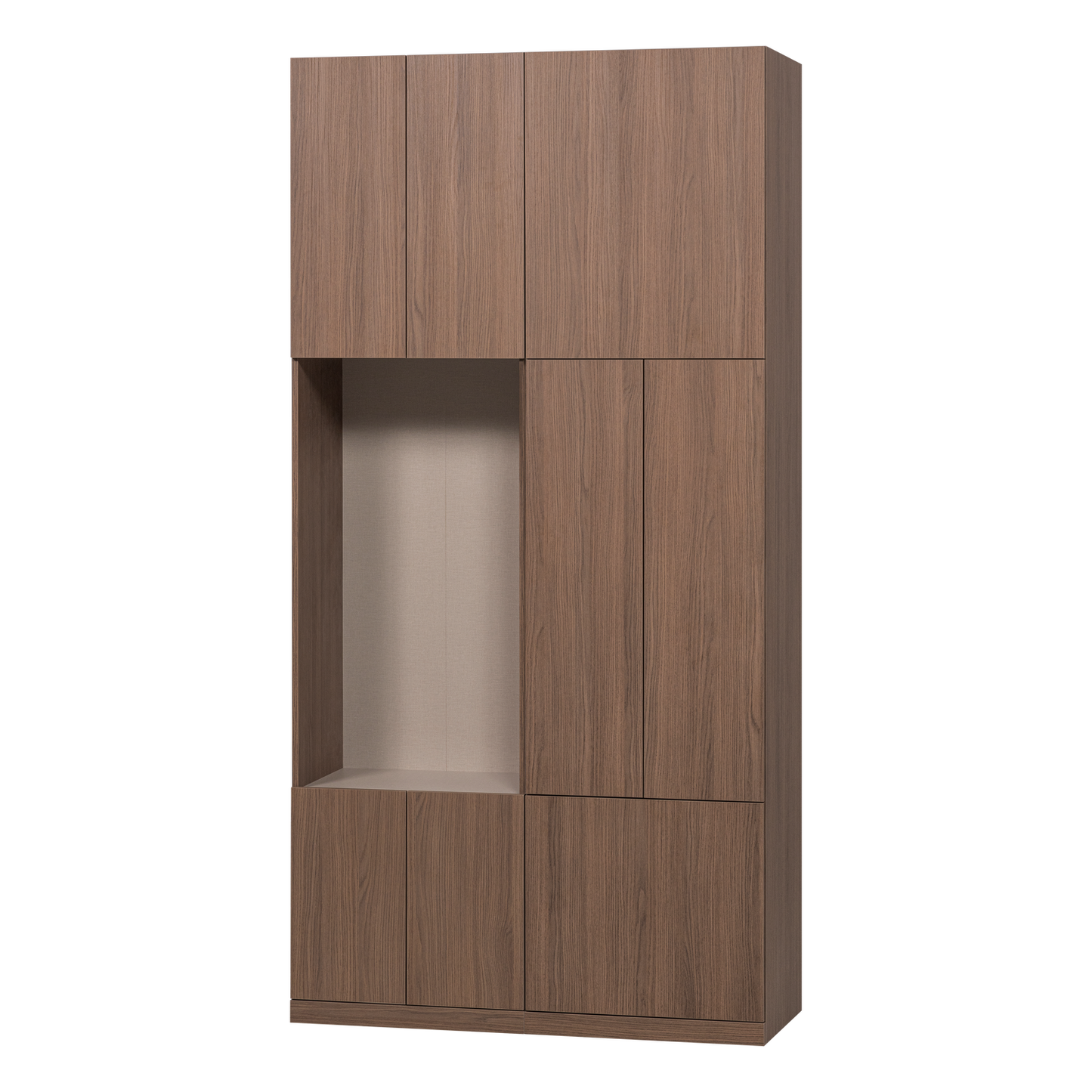 Build wandkast combinatie 108 cm eiken decor bruin [fsc]