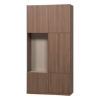 Build wandkast combinatie 108 cm eiken decor bruin [fsc]