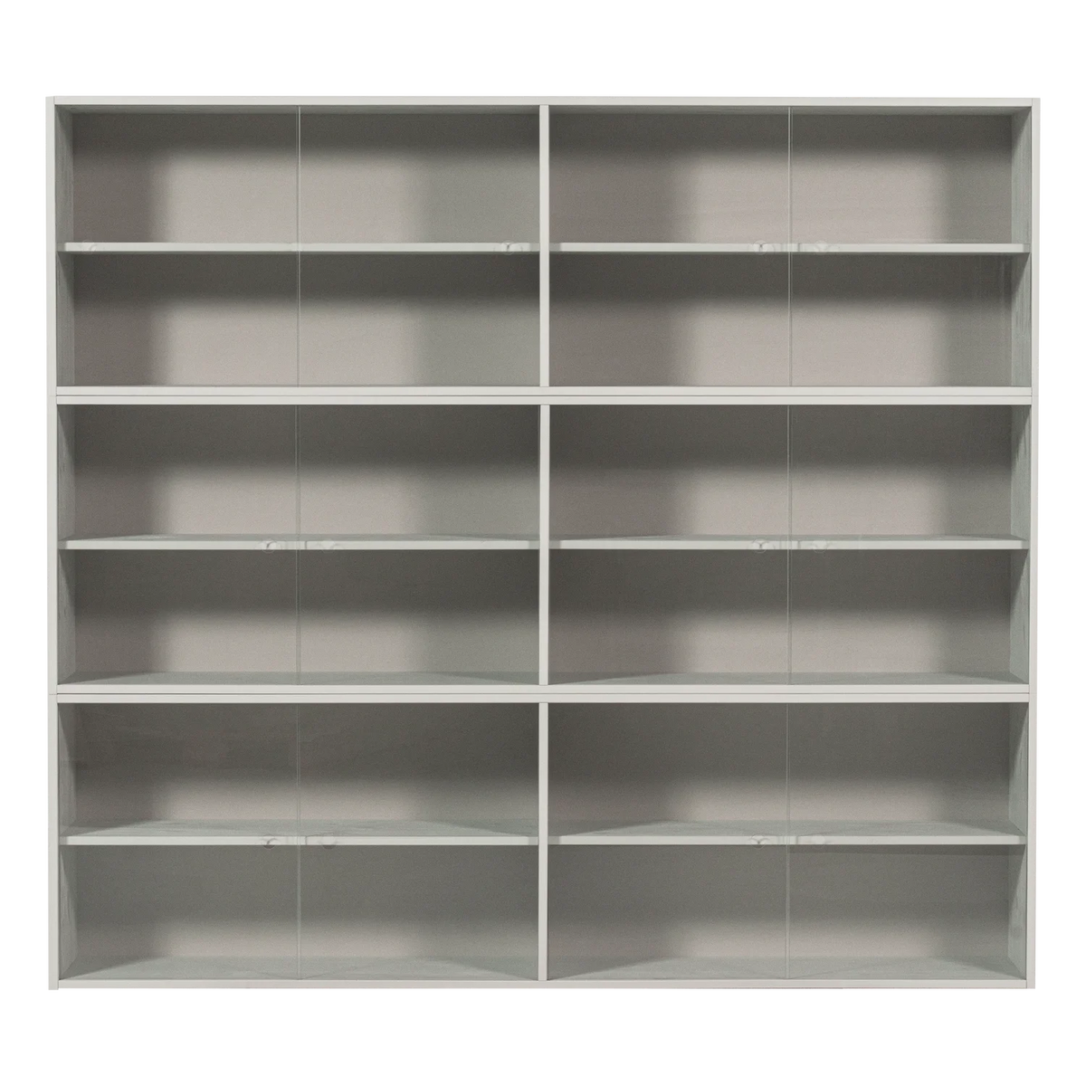 Klink vitrinekast combinatie grenen mist [fsc]