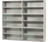 Klink vitrinekast combinatie grenen mist [fsc]
